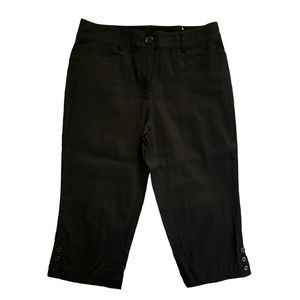 Studio Works | Women’s Petite Cropped Black Pants | Size 10P | NWOT | BRAND NEW